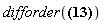 difforder(DESol({f(x)*_Y(x)+diff(_Y(x), `$`(x, 2))}, {_Y(x)}))