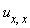 u[x, x]