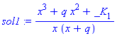 (x^3+q*x^2+_K[1])/(x*(x+q))