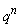 q^n
