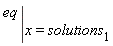 eval(eq, x = solutions[1])