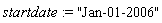 startdate := "Jan-01-2006"