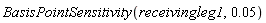BasisPointSensitivity(receivingleg1, 0.5e-1)