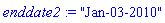 enddate2 := "Jan-03-2010"