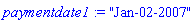 paymentdate1 := "Jan-02-2007"