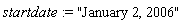 startdate := "January 2, 2006"