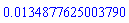 0.134877625003790e-1