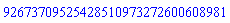 92673709525428510973272600608981