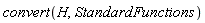 convert(H, StandardFunctions)