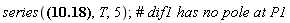 series(-8*T^4*dT/((T^8+2)*(T^16+4*T^8+2)), T, 5);