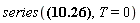 series(32768*dT/((T^8+8*T^4+32)*(T^16+16*T^12+128*T^8+1024)), T = 0)