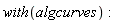 with(algcurves):