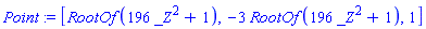 [RootOf(196*_Z^2+1), -3*RootOf(196*_Z^2+1), 1]