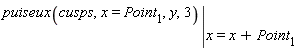 eval(puiseux(cusps, x = Point[1], y, 3), x = x+Point[1])