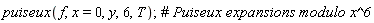 puiseux(f, x = 0, y, 6, T);
