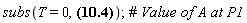 subs(T = 0, series(-1-2*T-2*T^2-2*T^3-2*T^4+O(T^5),T,5));