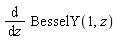 diff(BesselY(1, z), z)