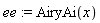 ee := AiryAi(x)