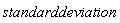 standarddeviation