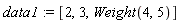 data1 := [2, 3, Weight(4, 5)]