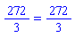 272/3 = 272/3