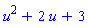 u^2+2*u+3