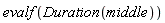 evalf(Duration(middle))