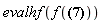 evalhf(f(-2.73205080756887719))