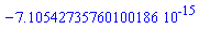 -0.710542735760100186e-14