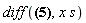 diff(4*x^4-3*x+2, x*s)