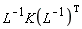 K(1/L)^T/L