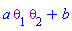 a*Physics:-`*`(theta[1], theta[2])+b
