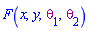 F(x, y, theta[1], theta[2])