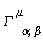 GAMMA[alpha, beta]^mu