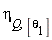 eta[Q, [theta[1]]]