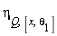 eta[Q, [x, theta[1]]]