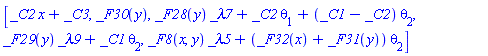 [_C2*x+_C3, _F30(y), _F28(y)*_lambda7+_C2*theta[1]+(_C1-_C2)*theta[2], _F29(y)*_lambda9+_C1*theta[2], _F8(x, y)*_lambda5+(_F32(x)+_F31(y))*theta[2]]