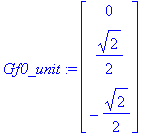 Gf0_unit := Vector(%id = 2443196)