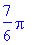 7/6*Pi