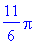 11/6*Pi