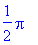 1/2*Pi