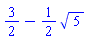 3/2-(1/2)*5^(1/2)