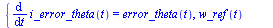 {diff(i_error_theta(t), t) = error_theta(t), w_ref(t) = `+`(`*`(1.0, `*`(error_theta(t))), `*`(.8, `*`(i_error_theta(t)))), error_theta(t) = `+`(theta_ref(t), `-`(theta(t)))}