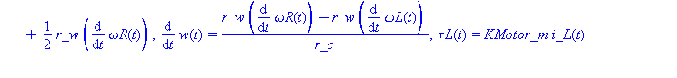 (Typesetting:-mprintslash)([{diff(x(t), `$`(t, 2)) = -sin(theta(t))*(diff(theta(t), t))*v(t)+cos(theta(t))*(diff(v(t), t)), diff(y(t), `$`(t, 2)) = cos(theta(t))*(diff(theta(t), t))*v(t)+sin(theta(t))...