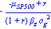 -(-mu[SP500]+r)/((1+r)*beta[z]*sigma[g]^2)