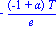 -(-1+alpha)*T/e