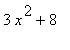 3*x^2+8