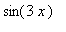 sin(3*x)