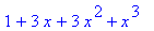 1+3*x+3*x^2+x^3
