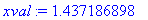 xval := 1.437186898